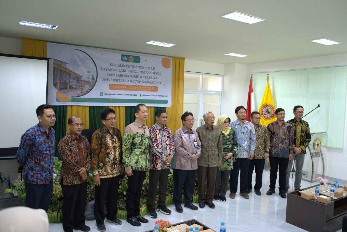 Sosialisasi Transformasi Layanan Laboratorium Akademik dan Laboratorium Terpadu Universitas Lambung Mangkurat Menuju Laboratorium Terakreditasi