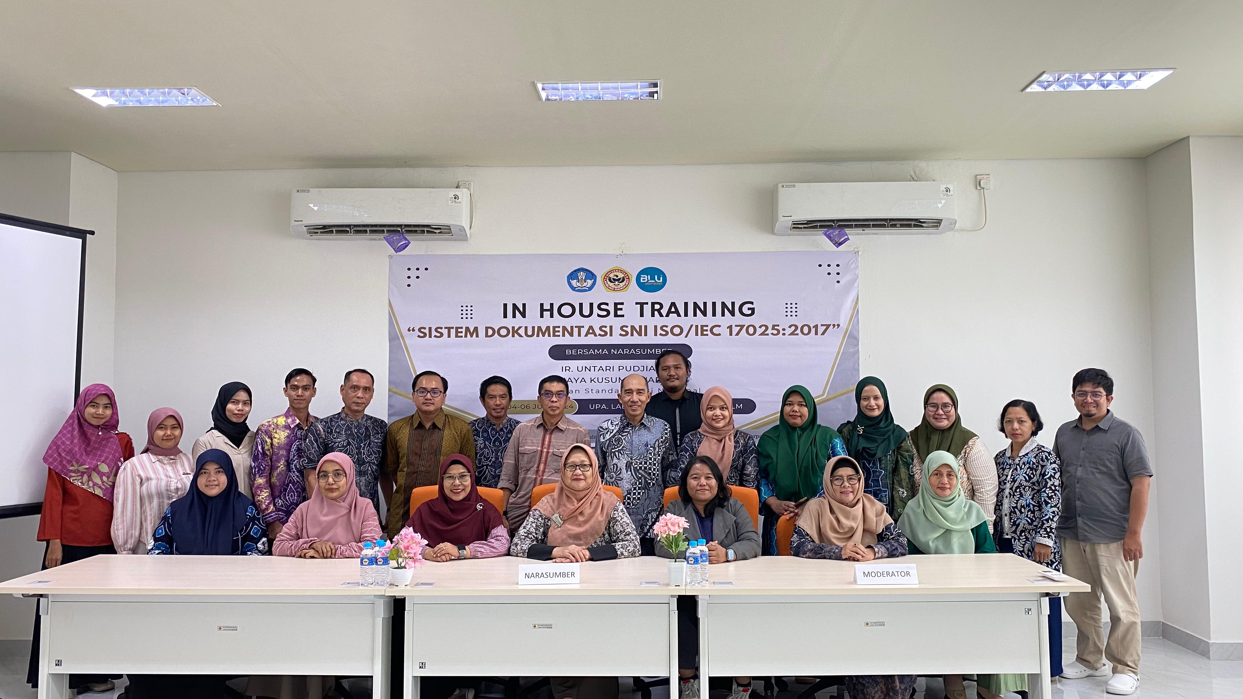 Berita Acara IHT Sistem Dokumentasi SNI ISO/IEC 17025:2017 di Laboratorium Terpadu ULM