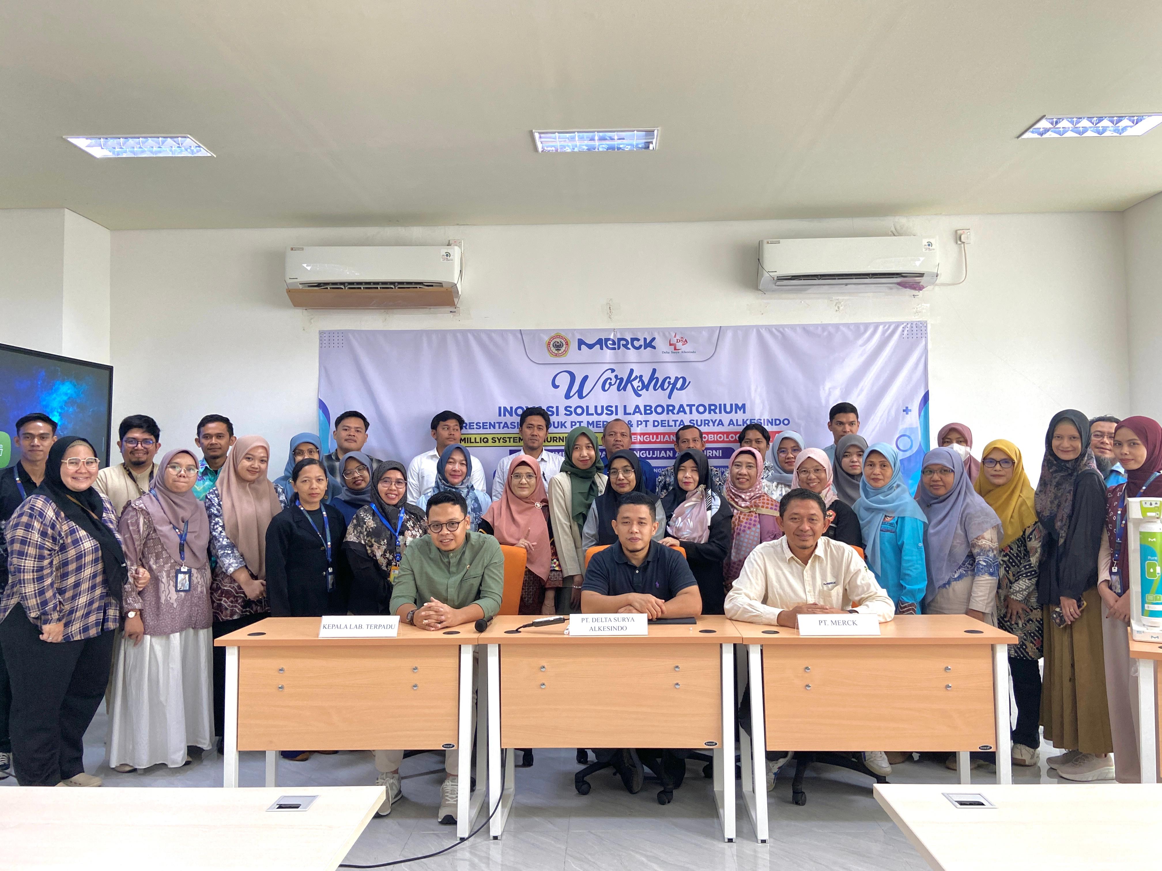 Workshop Inovasi Solusi Laboratorium: Kolaborasi UPA. Laboratorium Terpadu ULM, PT. Delta Surya Alkesindo, dan PT. Merck