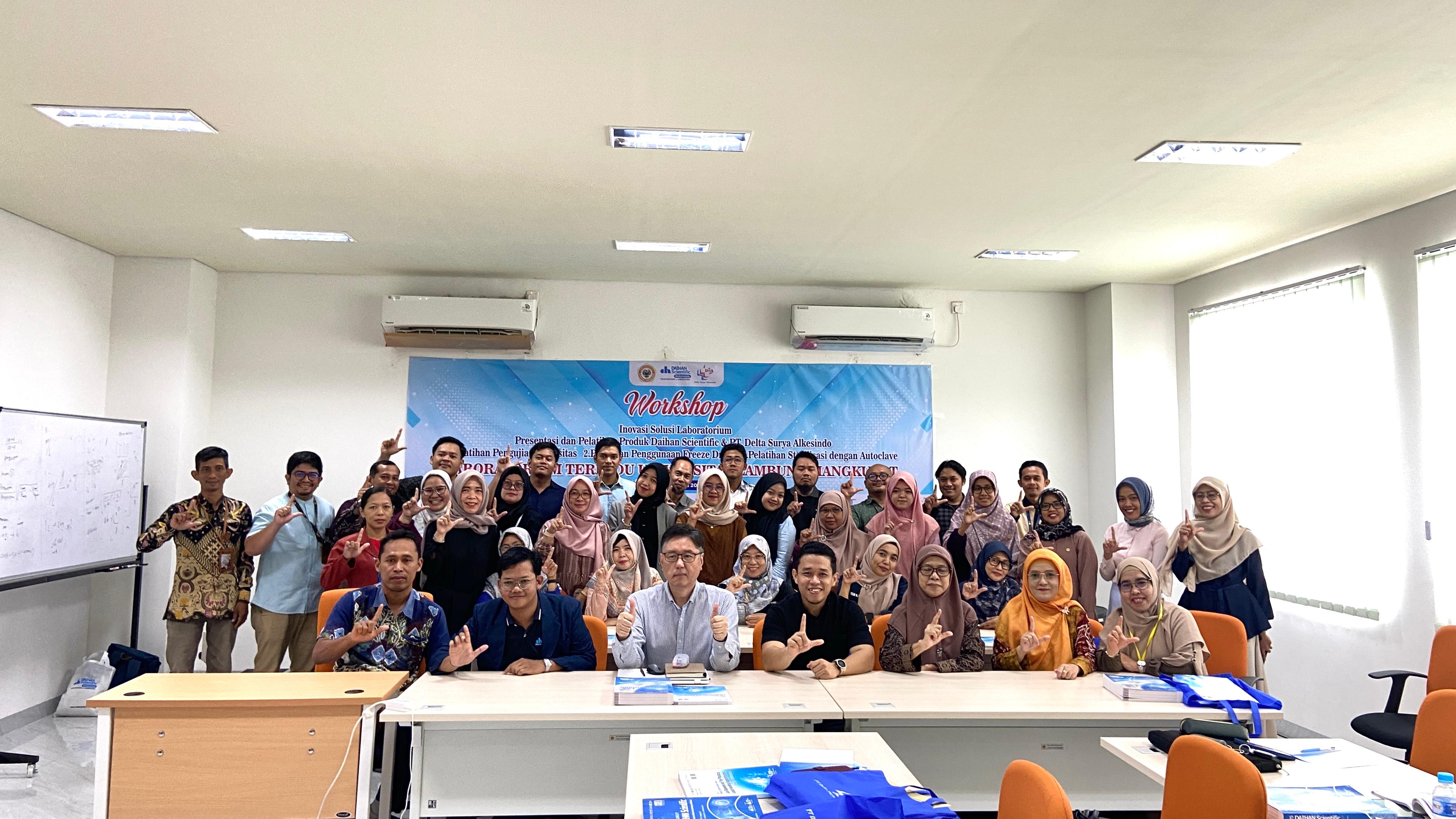 Workshop Inovasi Laboratorium: Kolaborasi UPA. Laboratorium Terpadu ULM dengan PT. Delta Surya Alkesindo dan Daihan Scientific