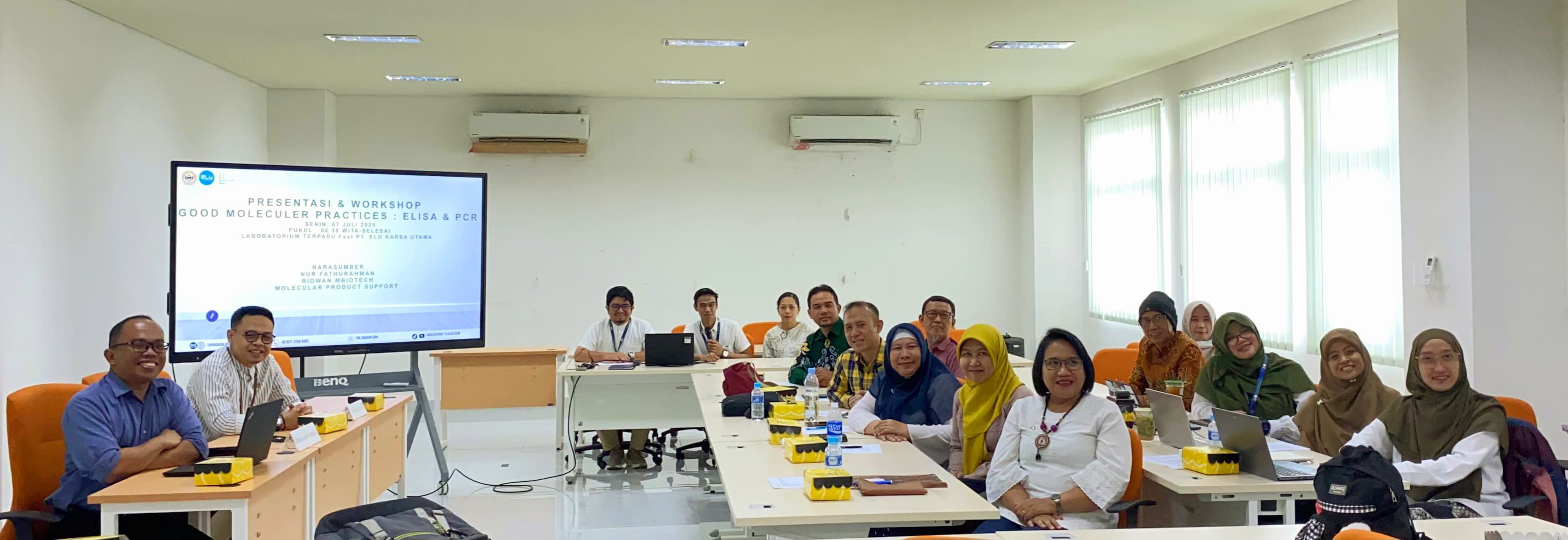Workshop dan Presentasi Good Molecular Practices: Optimalisasi Pemanfaatan ELISA &amp; PCR dalam Riset Biomolekuler