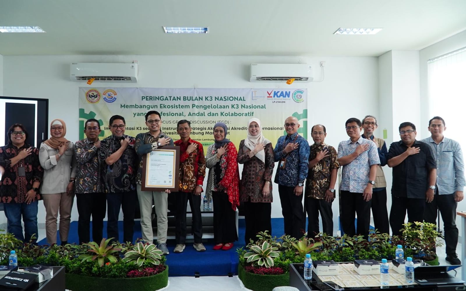 ULM Peringati Bulan K3 dan Gelar FGD Implementasi K3 untuk Akselerasi Akreditasi Internasional