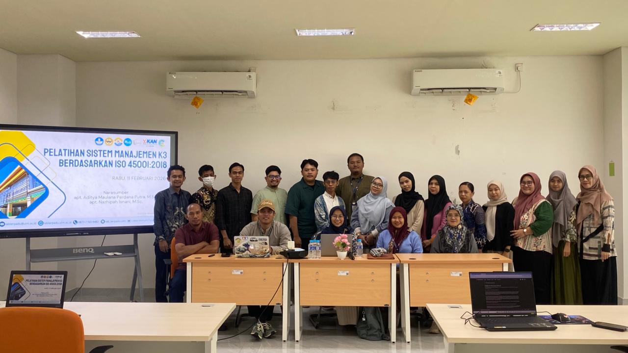 Pelatihan Sistem Manajemen K3 Berdasarkan ISO 45001:2018 di UPA Laboratorium